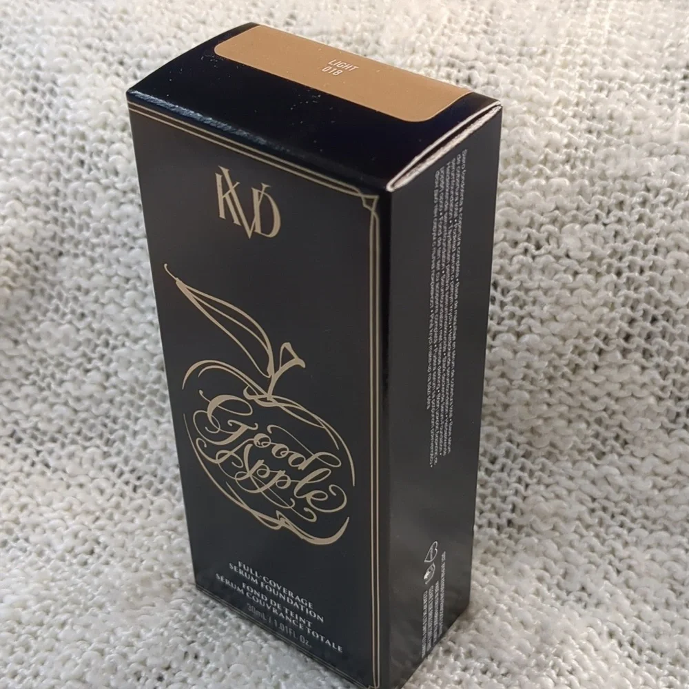 KVD Beauty Good Apple Full-Coverage Serum Foundation in Light(018), 30g/1.01oz